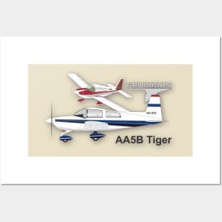 Grumman AA5B Tiger Posters and Art